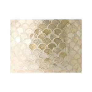 Jarrón Decorativo de Lujo Moderno Hecho a Mano con Concha de Capiz y Madreperla para Mesa - Product Image 3