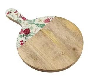 Planche à découper en bois massif de grande taille, planche à découper de cuisine pour légumes, viande, fruits - Product Image 3