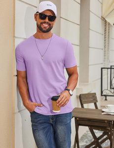 Men's Athletic Performance T-Shirt Breathable Moisture Wicking Eco-Friendly Lightweight Loose Fit Sports Gym Fitness Running Tee - Product Image 5