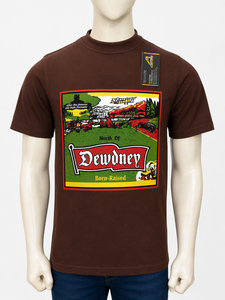 Camiseta Dewdney North Of Dewdney Born And Raised para hombre, color verde oliva, manga corta, informal, estampada, de algodón, con cuello redondo - Product Image 6