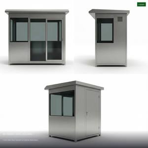 Cabine de sécurité préfabriquée, poste de garde renforcé en acier pour le contrôle des frontières, caserne de garde - Product Image 5