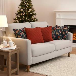 SOGA 5PC Botanical Floral and Classic <b>Red</b> Diamond Knit Pillowcase Set for Home Decor <b>Cushion</b> <b>Covers</b> - Product Image 6