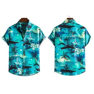 Chemise d'été à manches courtes pour hommes Design exclusif Vente en gros OEM Prix bon marché 100% coton Qualité orientée vers l'exportation Logo personnalisé - Product Image 1