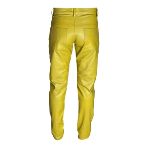 Pantalones de Cuero Casuales Ligeros para Hombre, Fabricados en Fábrica, Venta Caliente, Alta Calidad, Venta al Por Mayor, MOQ Bajo - Product Image 3