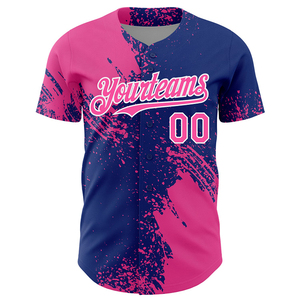 Camiseta de Béisbol Personalizada para Mujer, Rosa Marino, Nombre del Equipo Sublimado, 100% Poliéster, Transpirable, Manga Corta, Uniforme para Todas las Temporadas - Product Image 4