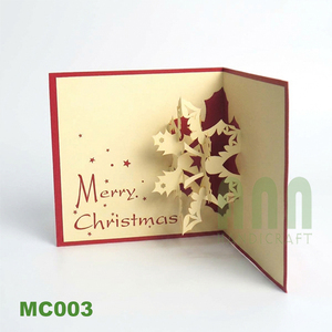 Tarjeta de Felicitación Personalizada con Impresión 3D de Copo de Nieve 'Gracias', Hecha a Mano, con Acabado Brillante, Impresión Offset, Recuerdo para Bodas y Cumpleaños - Product Image 1