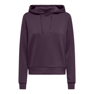 Sudadera con Capucha de Forro Polar para Mujer, Color Sólido, Corte Regular, Manga Larga, Transpirable, de Algodón y Fibra de Bambú, para Otoño - Product Image 1