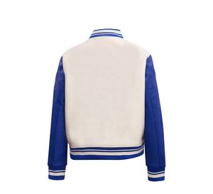 Chaqueta universitaria de lana vintage personalizada al por mayor para hombre, talla grande, con bolsillos y técnica de impresión, ideal para invierno y colegio. - Product Image 2