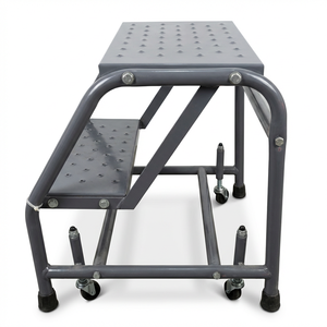 Mobile Warehouse <b>Ladder</b> Steel Rolling Platform <b>Ladder</b> 204kg Heavy Duty with Wheels - Product Image 2