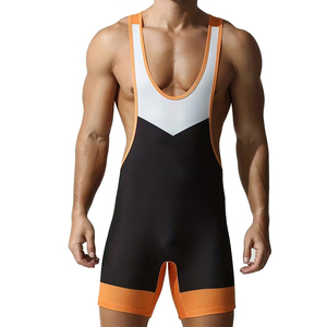 Custom Digital Print CLASSICAL TRENDS <b>Wrestling</b> <b>Singlets</b> <b>Men</b>-Spandex/Polyester 160g Stretch Fabric Slim/Regular Fit Logo Options - Product Image 1