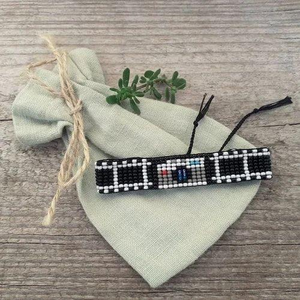 Pulseras de Lujo Unisex 2025, Estilo Boho, con Cuentas Bordadas a Mano, Multicolores, Regalos para Hombres y Mujeres de la India - Product Image 1