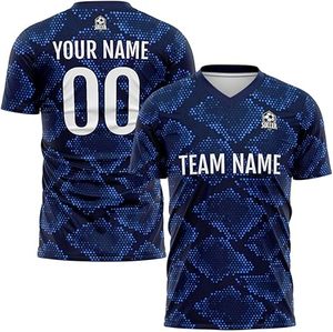 Último Diseño, Conjunto de Uniforme de Fútbol 100% Poliéster, Nuevo Estilo, Personalizable para Adultos, Color Personalizado, Secado Rápido, Logotipo Personalizado, Tallas Personalizadas - Product Image 4
