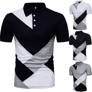 Latest Style Men's Polo Shirts Short Sleeve Muscle T-shirts Summer