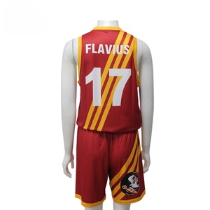 Professional Made Basketball Uniform Factory Manufactured Sports Wear Soft <b>Fabric</b> 100% Polyester Basketball Uniforms Hot Sale - Product Image 3