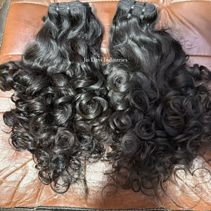 Lots de Cheveux Humains Naturels Bruts Bouclés pour Bébés, Cheveux Indiens Bouclés Alignés dans le Sens de la Cuticule, Cheveux Vietnamiens Bouclés, Cheveux Birmans Bouclés, Cheveux Bouclés Volumineux, Livraison Directe - Product Image 1