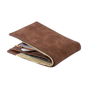 Cartera de Cuero de Diseño Delgado con Ranuras Seguras para Tarjetas y Compartimento para Efectivo, Estilo Minimalista para Uso Diario en el Bolsillo - Product Image 1