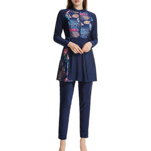 Nouveau maillot de bain islamique modeste pour femmes et filles musulmanes avec bas de pantalon, écologique, séchage rapide, imprimé - Product Image 1