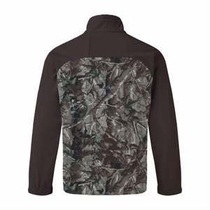 เสื้อแจ็คเก็ตพรางลายสำหรับผู้ชาย ผ้าฟลีซบุโพลีเอสเตอร์ผสมคอตตอน ลายต้นไม้ ระบายอากาศ กันลม ปรับแต่งโลโก้ได้ - Product Image 3