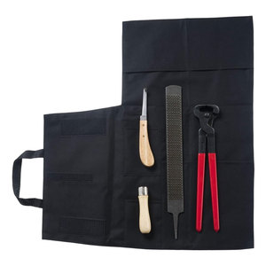 Professional Hoof Trim <b>Kit</b> Stainless Steel CE Certified Durable <b>Tool</b> <b>Bag</b> Heavy Duty Farrier Equipment Set for Horses Cattle - Product Image 3
