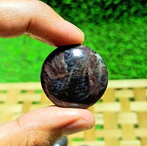 Piedra de Zafiro Azul Natural Pulida a Mano, Piedra de Palma para Sanación, Feng Shui, Meditación Religiosa, Reiki, Chakra, Decoración Energética - Product Image 4