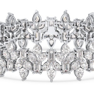 REYES Custom GRA Certified 28.14 Carat VVS Moissanite Tennis <b>Bracelets</b> in 925 Sterling <b>Silver</b> Fine Jewelry Wedding Gift For Her - Product Image 4