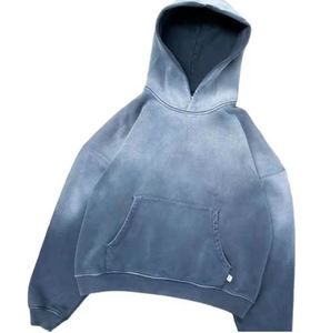 Sudadera con Capucha Extra Grande para Mujer, Color Sólido, Hombros Caídos, Manga Larga, Tejido de Algodón Transpirable, Corte Corto, para Otoño - Product Image 1