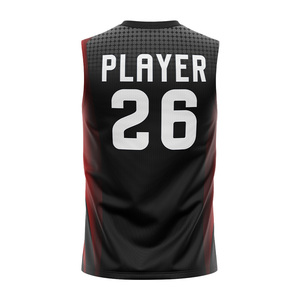 Maillot d'entraînement pour homme en polyester respirant 100 %, imprimé par transfert thermique personnalisé, anti-transpiration, antibactérien, séchage rapide, taille plus - Product Image 6