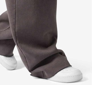 Pantalones cargo de invierno de peso medio con lavado oscuro, diseño personalizado, cintura alta-mediana, de algodón, con pliegues, para hombre, recién llegados - Product Image 6