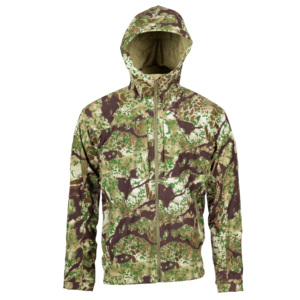 Veste de chasse softshell camouflage pour homme, manches longues, imperméable, pour l'automne, motif Optifade imprimé, patch sur la manche gauche - Product Image 6