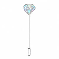 Épingles à bâtonnets modernes et traditionnelles en argent sterling 925 de qualité supérieure, service OEM de mode haut de gamme, designs de logo personnalisés, attaches sécurisées