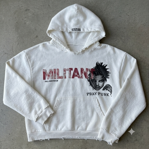 Manufacturer Custom Vintage Spray Dirty Wash <b>Hoodies</b> Digital Print Distressed <b>Oversized</b> O-neck Boxy Pullover Men's <b>Hoodies</b> - Product Image 6