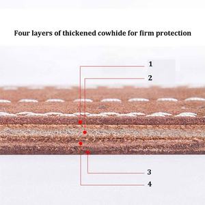 Cinturón de gimnasio de cuero de ante personalizado al por mayor para Fitness hebilla de doble punta cinturones de levantamiento de pesas resistentes para levantamiento de pesas - Product Image 2