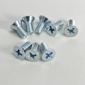 Vis de machine à tête fraisée de précision, classe 8, en acier inoxydable zingué, en pouces, pour usage professionnel - Product Image 4