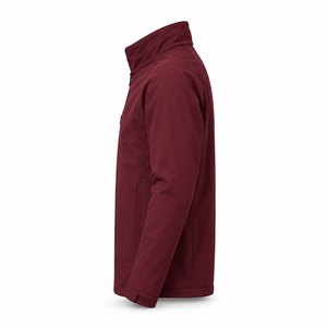 Veste Softshell Homme Haute Qualité Coupe-Vent Tissu Extensible Col Montant Poche Poitrine Zippée Vêtement Décontracté Extérieur Tenue de Travail Fournisseur OEM - Product Image 2