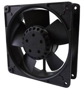 พัดลมแกนโลหะทนความร้อนสูง SYMBANG 220V 92*92*38 มม. พร้อมลูกปืนสำหรับใช้งานในอุตสาหกรรม (A9238V2HM-B) - Product Image 1