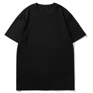Camiseta Casual de Manga Corta para Hombre, Cuello Redondo, Corte Regular, Color Sólido, 100% Algodón Jersey, Tejido Liso Teñido - Product Image 3