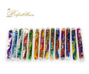 Varita de Purpurina Líquida en Espiral de 13 cm con Acrílico y Arena de Colores para Niños de 5 a 7 Años, Juguete Educativo Unisex - Product Image 4