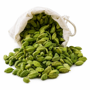 APSS Tradesphere Cardamome Verte 7-8mm Grains de Qualité Supérieure Grade Moyen Emballés Sous Vide Export en Vrac Origine Inde Durée de Conservation 2 Ans - Product Image 1