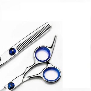 Ciseaux de coiffure professionnels en acier inoxydable à pointe affûtée pour droitiers, manche long en plastique, non pliables, Ryzer Studio - Product Image 2