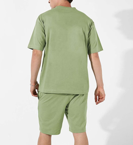 Conjuntos Deportivos Casuales Transpirables para Hombre, Cuello Redondo, 2 Piezas, Conjuntos Personalizados para Verano, Camisetas y Pantalones Cortos para Hombre - Product Image 2