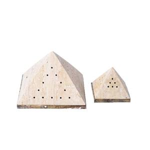 Handcrafted Eco-friendly Marble Pyramid <b>Incense</b> Burner Base | Backflow <b>Incense</b> <b>Cone</b> Holder for Aromatherapy Meditation Yoga Home - Product Image 3