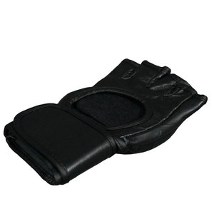 ถุงมือฝึกซ้อม MMA ระดับพรีเมียม สำหรับการฝึกซ้อมและการต่อสู้แบบ Grappling ถุงมือ MMA แบบนิ้วเปิด พร้อมสายรัดข้อมือปรับได้ - Product Image 4
