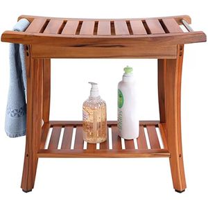 Banc de douche en teck fabriqué en Indonésie - Product Image 1