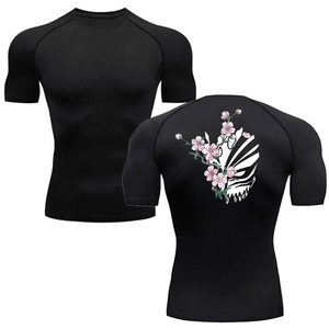 Custom <b>Anime</b> Printed Rash Guard Men Women Short Sleeve Compression <b>Shirt</b> UPF50 Quick Dry Surfing Gym Training Wear - Product Image 5
