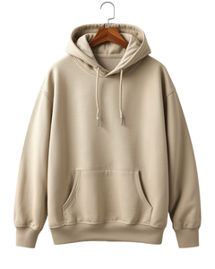 Sweat-shirt en polaire à capuche zippé pour homme, couleur unie, coupe décontractée, vêtement d'automne - Product Image 3
