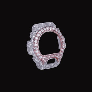 Kit de Modificación de Caja de Reloj con Bisel de Cristal Esmerilado, Acero Inoxidable, Forma Octogonal, Estilo Hip Hop, Edición Coleccionista - Product Image 4