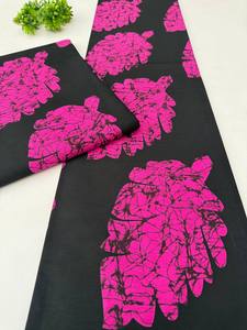 Tissu en coton Ankara authentique du Ghana, imprimé wax africain, motifs vibrants pour la mode et l'artisanat des jeunes filles - Product Image 6