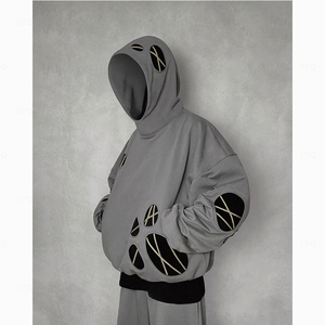 Sudaderas con Capucha Personalizadas para Hombre, al por Mayor, de Alta Calidad, 100% Algodón, Transpirables, de Corte Holgado, Lavadas con Piedras, Bordadas e Impresas, para Invierno - Product Image 4