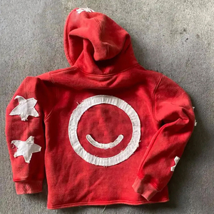 Sudadera Ligera para Hombre con Bordado Desgastado, Cierre de Cremallera, Forro Polar Transpirable, de Alta Calidad, Superventas de Invierno - Product Image 2