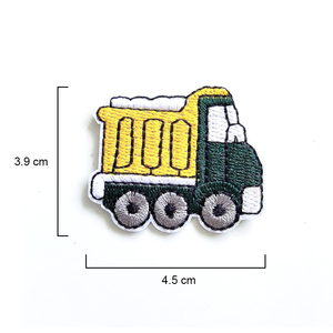 Ensemble de patchs brodés thermocollants personnalisés en feutre non tissé sur le thème des véhicules pour vêtements pour enfants, sacs et chapeaux - Product Image 3